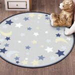 Tapis Rond Fille Étoile | Mon Tapis Rond