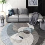 Tapis Rond Formes Géométriques | Mon Tapis Rond
