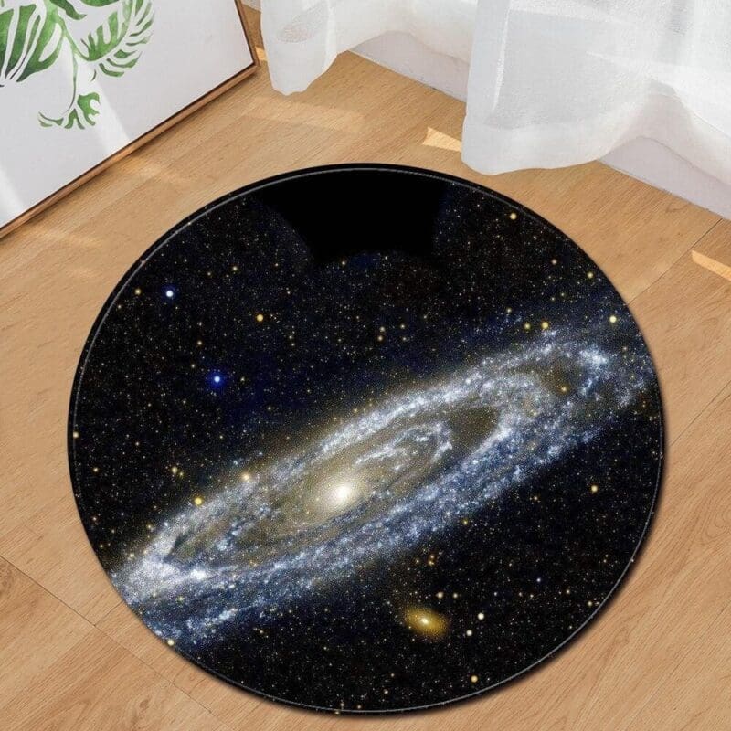 Tapis Rond Galaxie | Mon Tapis Rond