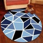 Tapis Rond Géométrique | Mon Tapis Rond