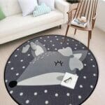 Tapis Rond Gris Foncé | Mon Tapis Rond