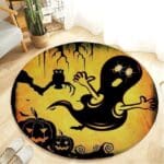 Tapis Rond Halloween | Mon Tapis Rond
