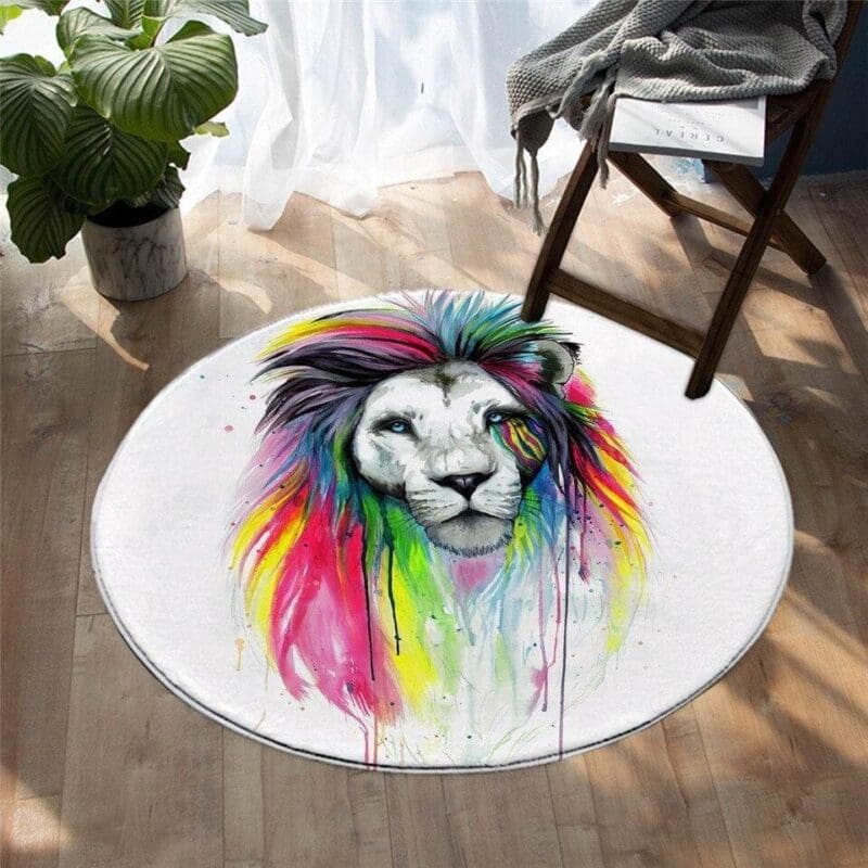 tapis_rond_hippy_lion__7C_mon_tapis_rond___395 Tapis Rond Hippy Lion