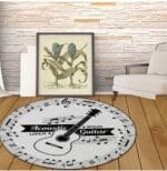 Tapis Rond Instruments Musique