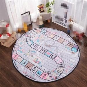 Tapis Rond Jeu De l'Oie | Mon Tapis Rond