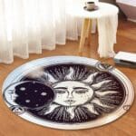 Tapis Rond Jour et Nuit