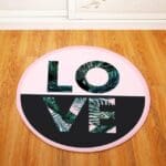 Tapis Rond Love | Mon Tapis Rond