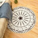 Tapis Rond Mandala Beige | Mon Tapis Rond
