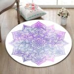 Tapis Rond Mandala Violet | Mon Tapis Rond