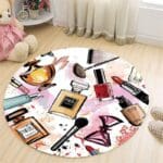 Tapis Rond Maquillage | Mon Tapis Rond