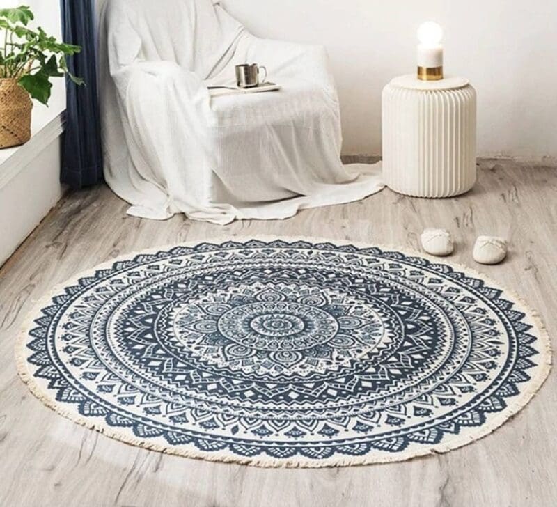 Tapis Rond Motif Ethnique | Mon Tapis Rond