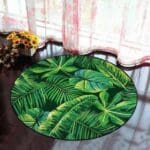 Tapis Rond Motif Exotique | Mon Tapis Rond