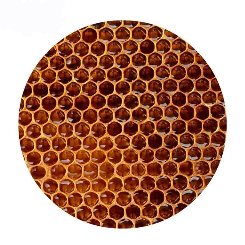 Tapis Rond Nid d’Abeille