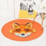 Tapis Rond Orange Pas Cher | Mon Tapis Rond