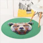 Tapis Rond Ours | Mon Tapis Rond