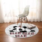 Tapis Rond Panda Cause Toujours | Mon Tapis Rond