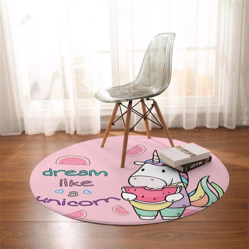 Tapis Rond Pastèque | Mon Tapis Rond