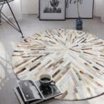 Tapis Rond Peau De Vache | Mon Tapis Rond