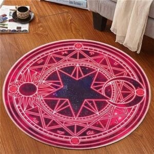 Tapis Rond Pentagramme | Mon Tapis Rond