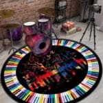 Tapis Rond Piano | Mon Tapis Rond