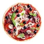 Tapis Rond Pizza | Mon Tapis Rond