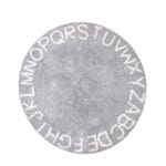 Tapis Rond Poil Long Gris | Mon Tapis Rond
