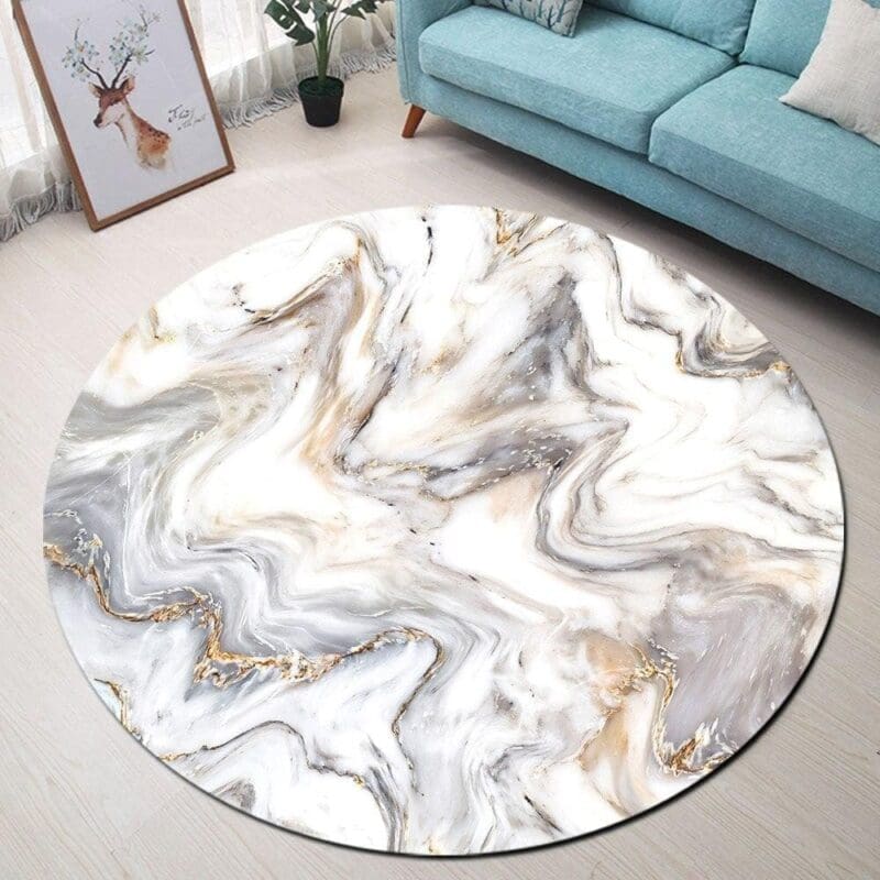 Tapis Rond Poil Ras | Mon Tapis Rond