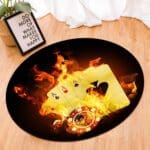 Tapis Rond Poker