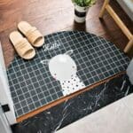 Tapis Rond Porte D'Entrée Mouton | Mon Tapis Rond