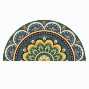 Tapis Rond Porte D'Entrée Style Marocain | Mon Tapis Rond
