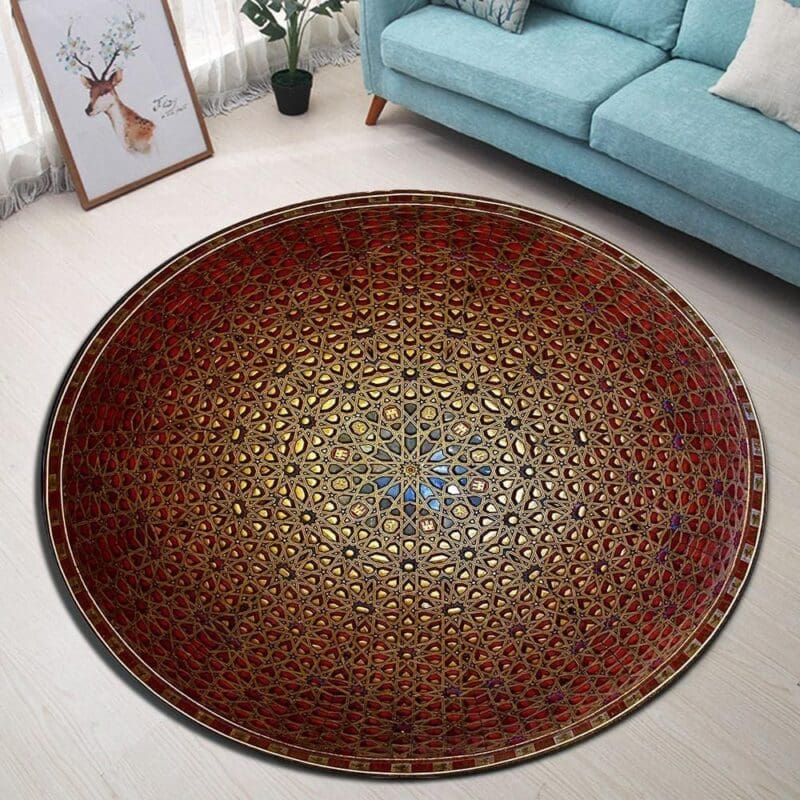 Tapis Rond Rétro | Mon Tapis Rond