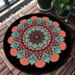 Tapis Rond Rouge 160 | Mon Tapis Rond