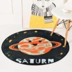 Tapis Rond Saturne | Mon Tapis Rond