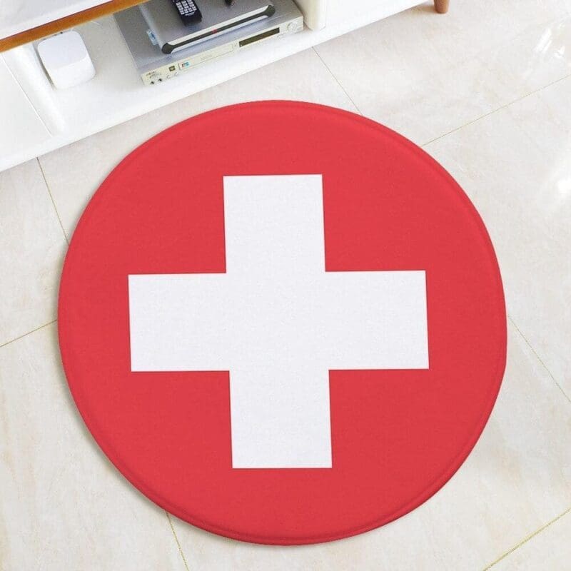 Tapis Rond Suisse | Mon Tapis Rond