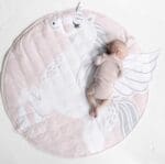 Tapis Rond Licorne Magique