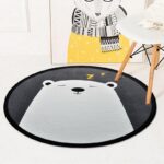 Tapis Rond Tête D'Ours | Mon Tapis Rond