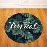 Tapis Rond Végétal | Mon Tapis Rond