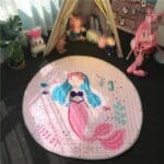 Tapis Rond Vieux Rose | Mon Tapis Rond