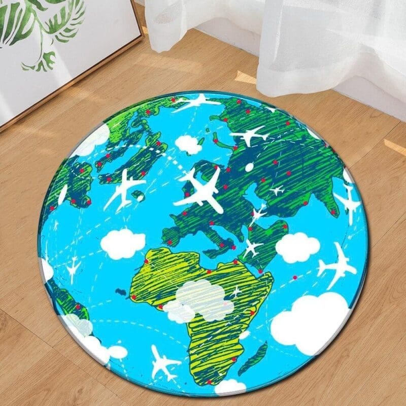 Tapis Rond Voyage | Mon Tapis Rond