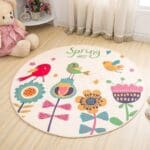 Tapis Rose Pale Rond | Mon Tapis Rond