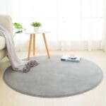 Tapis Salle De Bain Rond Gris | Mon Tapis Rond